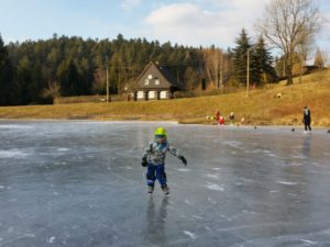 Ice skating